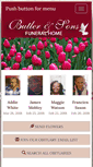 Mobile Screenshot of butlerandsonsfuneralhome.com